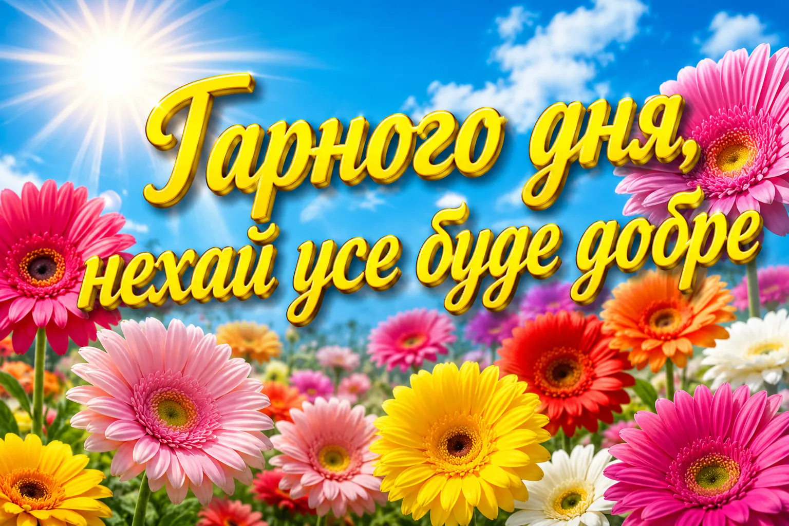 Гарного та доброго дня: душевні картинки та привітання для чудового настрою