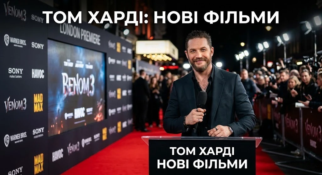 Останні кінороботи Тома Харді для різних смаків