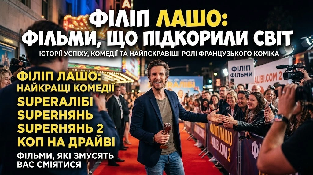 Найкращі фільми Філіпа Лашо для хорошого настрою