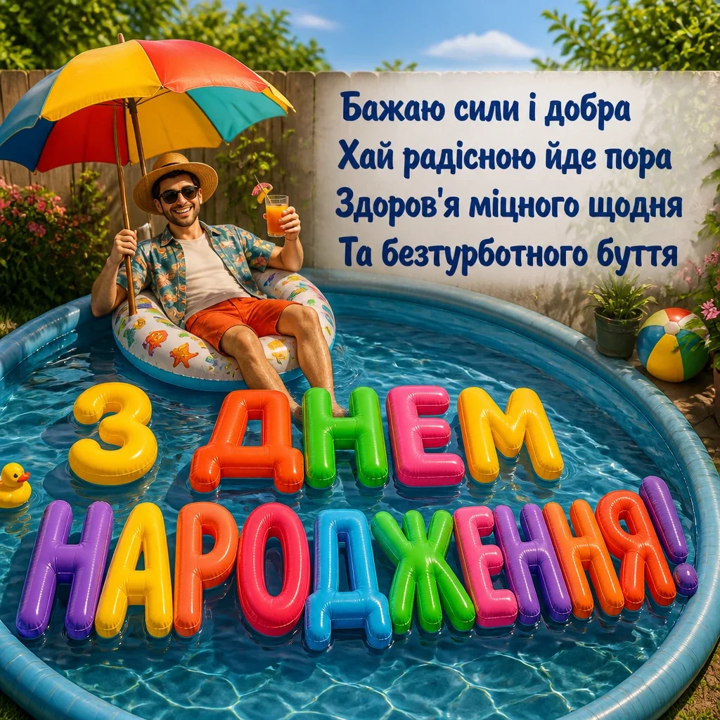 привітання з днем народження чоловіків