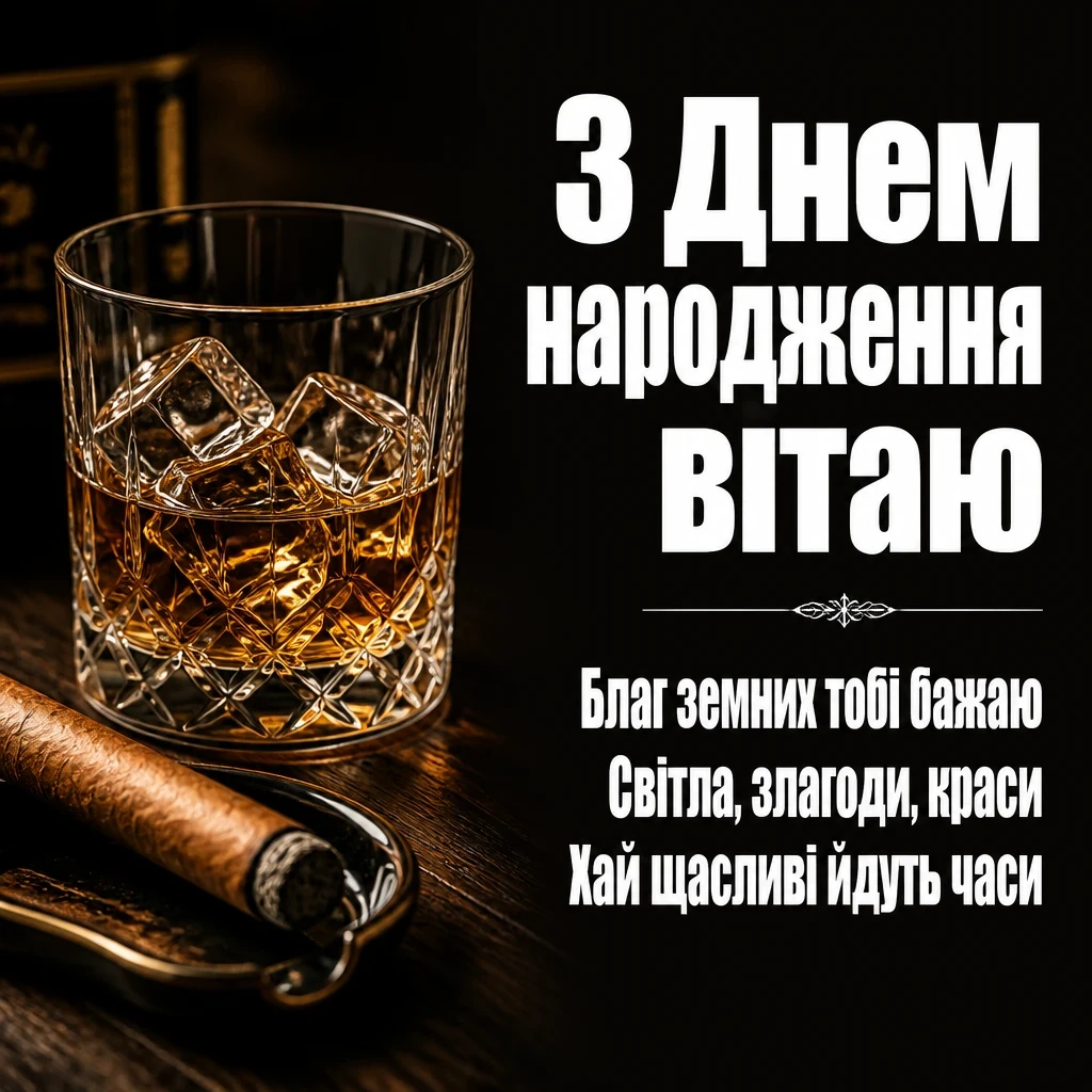 привітання з днем народження чоловіків