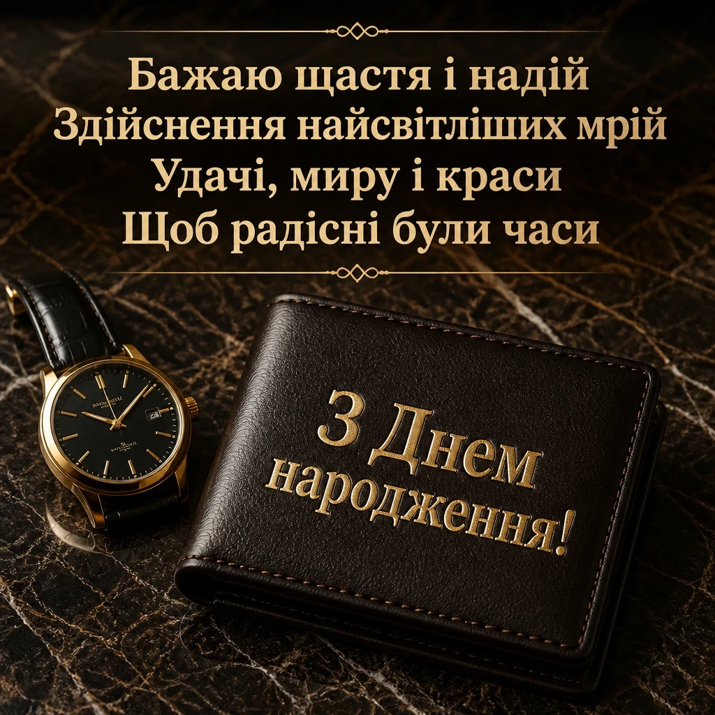 привітання з днем народження чоловіків