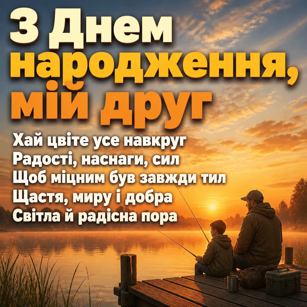 привітання з днем народження чоловіків