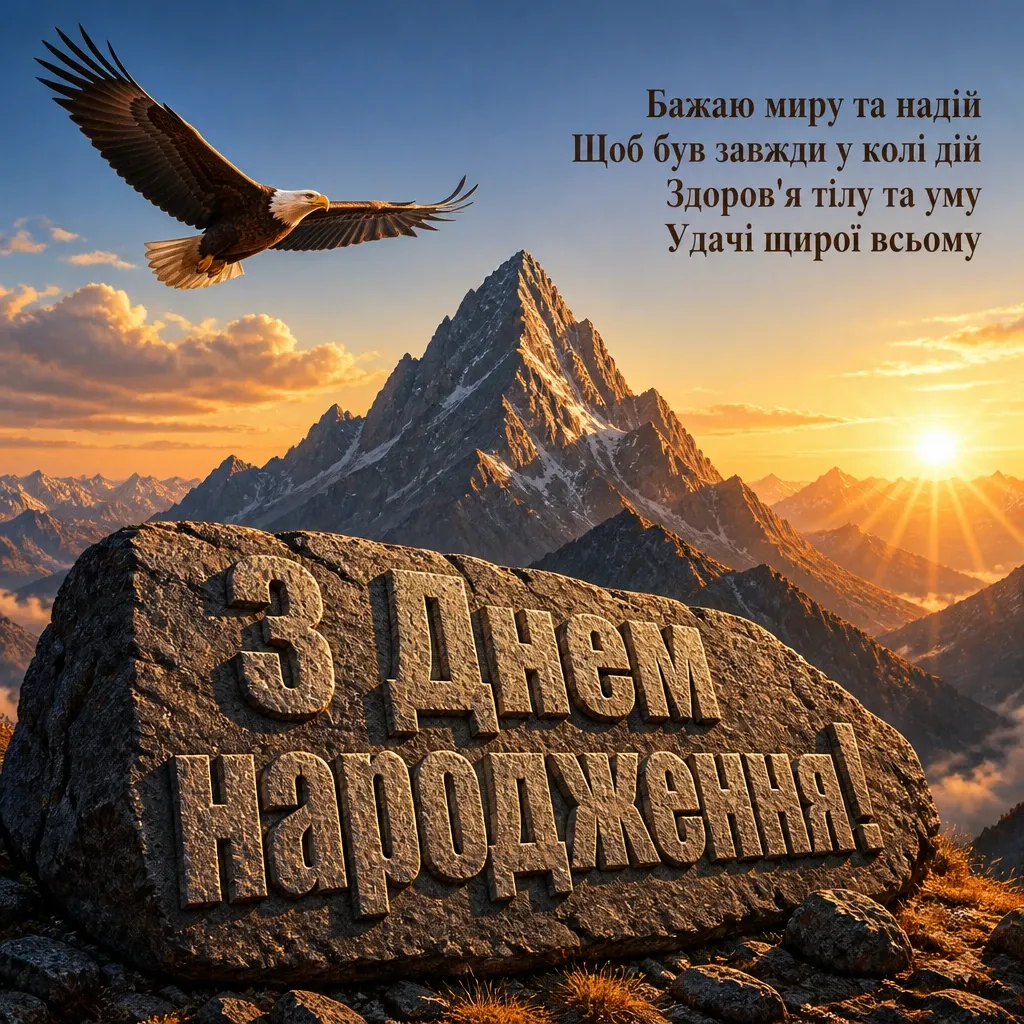 привітання з днем народження чоловіків