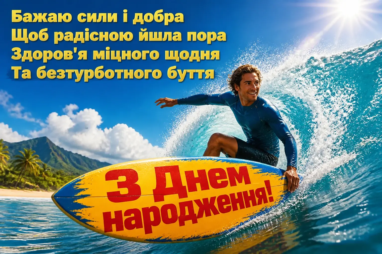 привітання з днем народження чоловіків