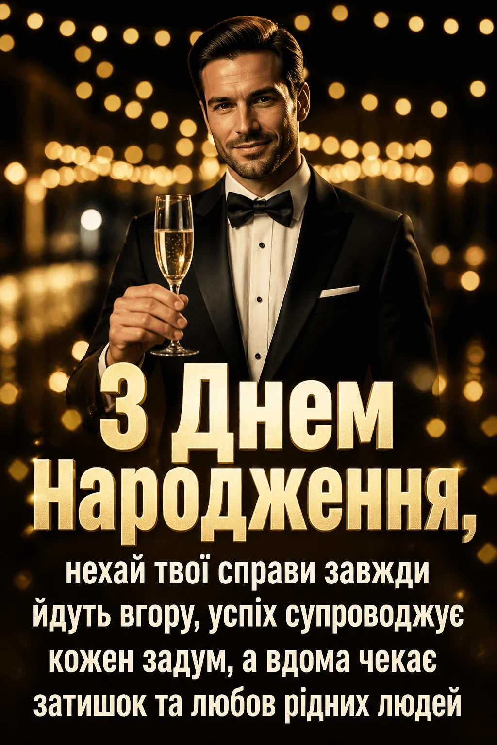 привітання з днем народження чоловіків