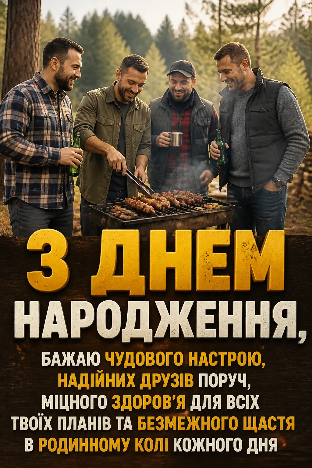 привітання з днем народження чоловіків