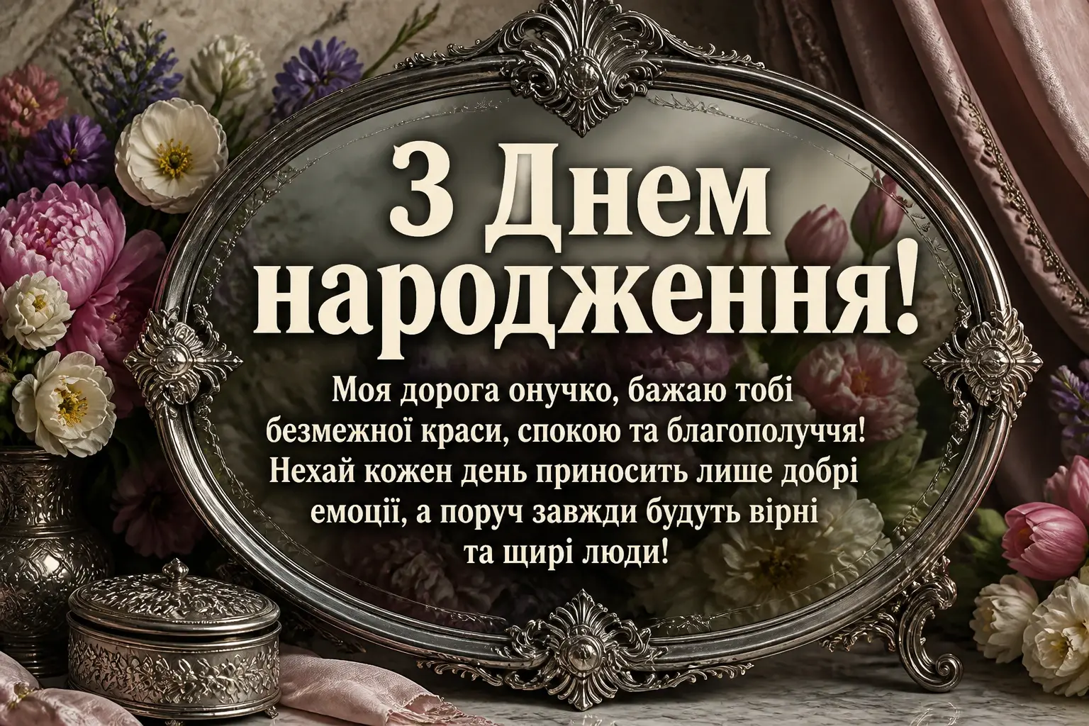 онучки привітання з днем народження внучці від бабусі