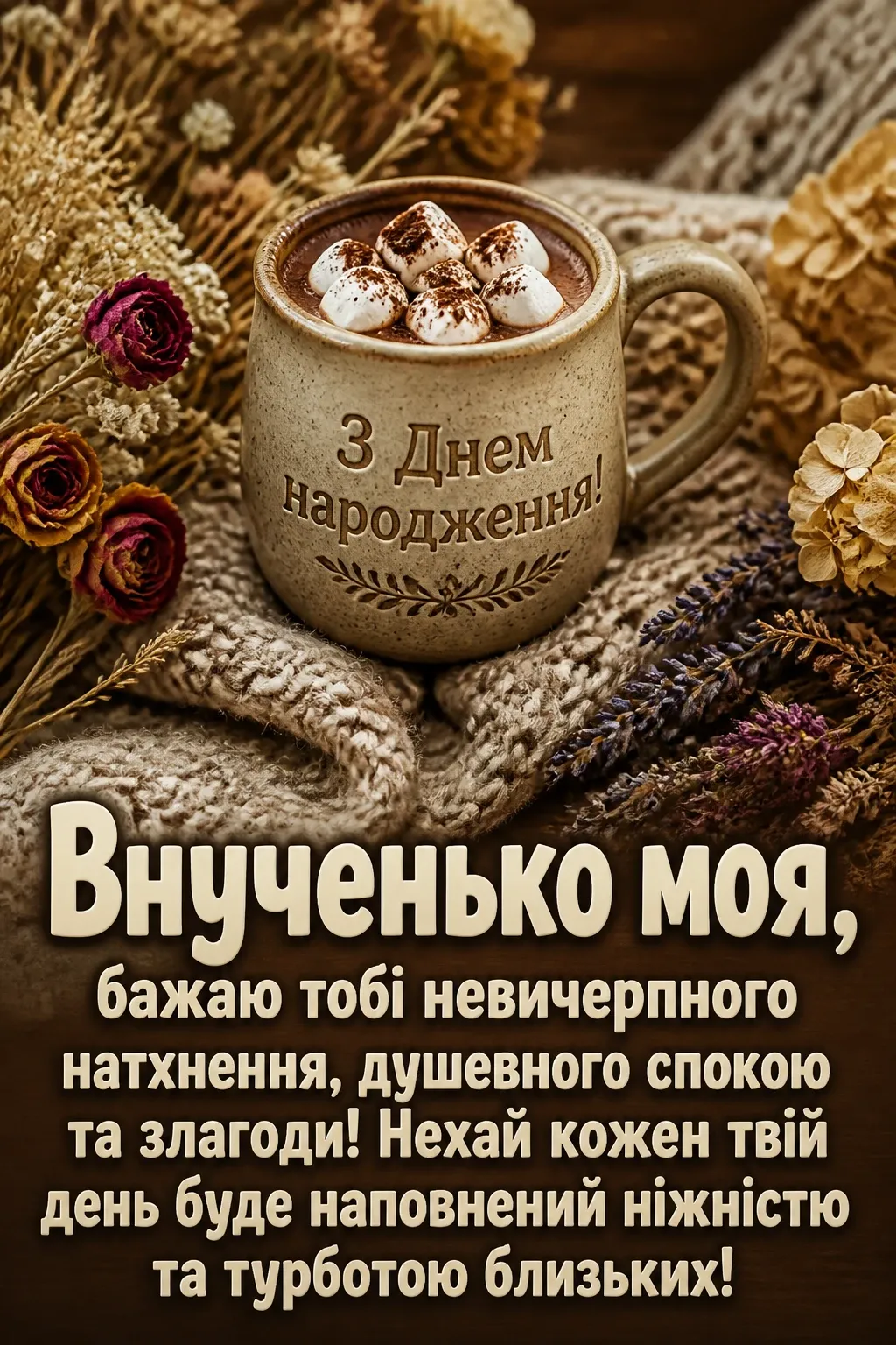 онучки привітання з днем народження внучці від бабусі