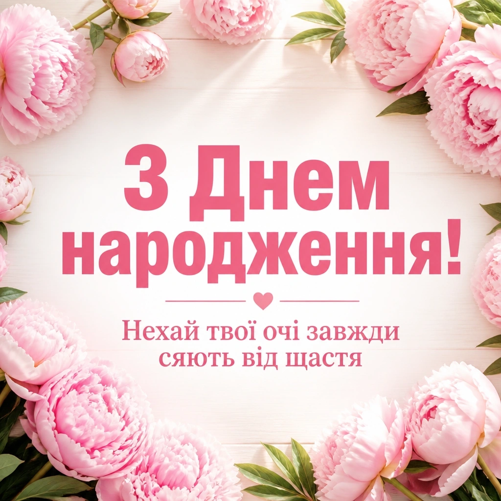 привітання з днем народження своїми словами, до сліз жінці