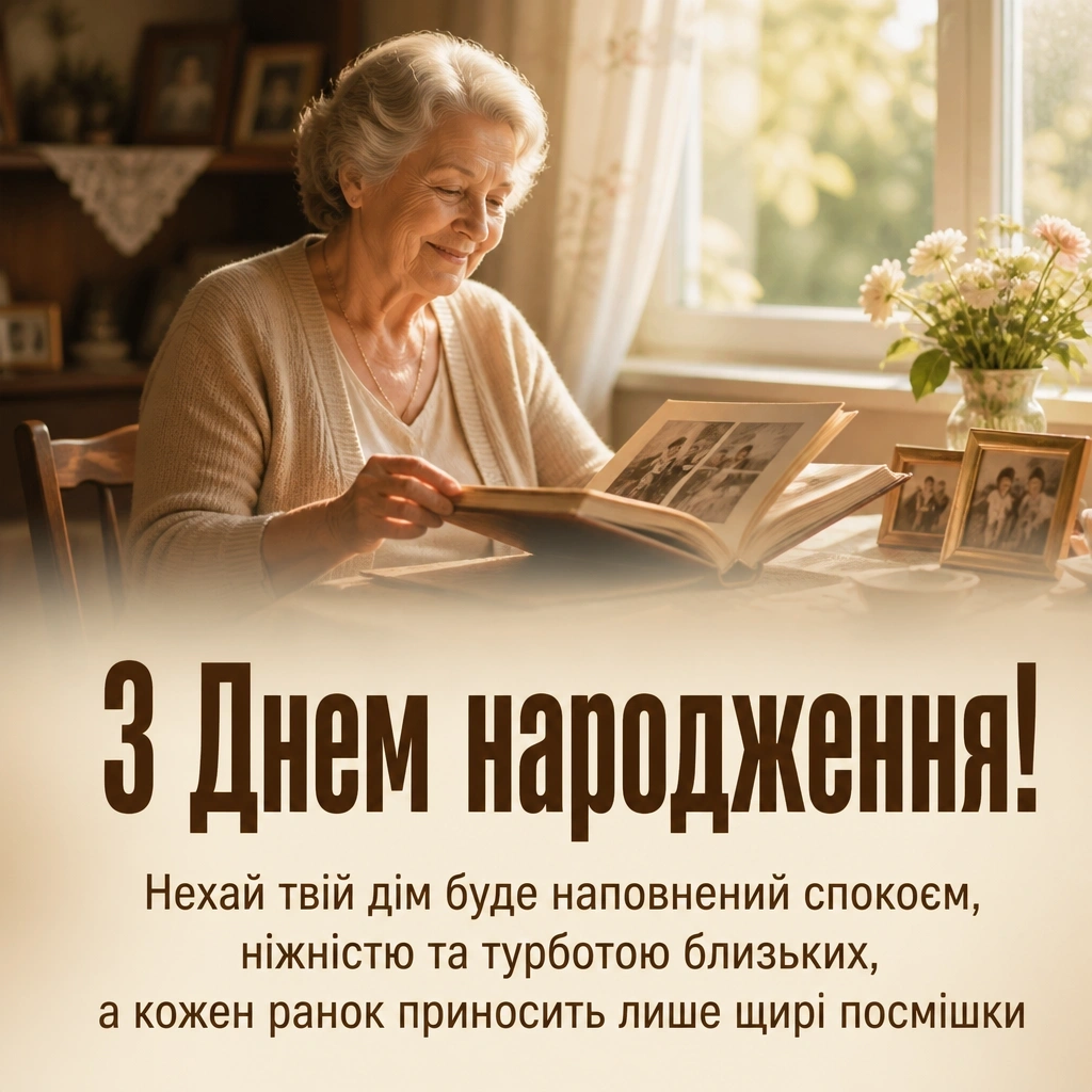 привітання з днем народження своїми словами, до сліз жінці