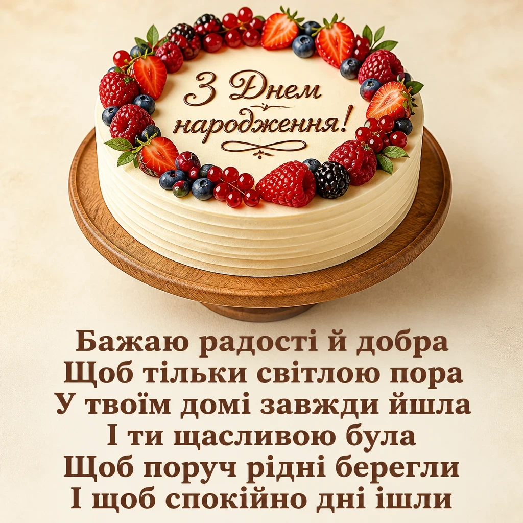 привітання з днем народження своїми словами, до сліз жінці
