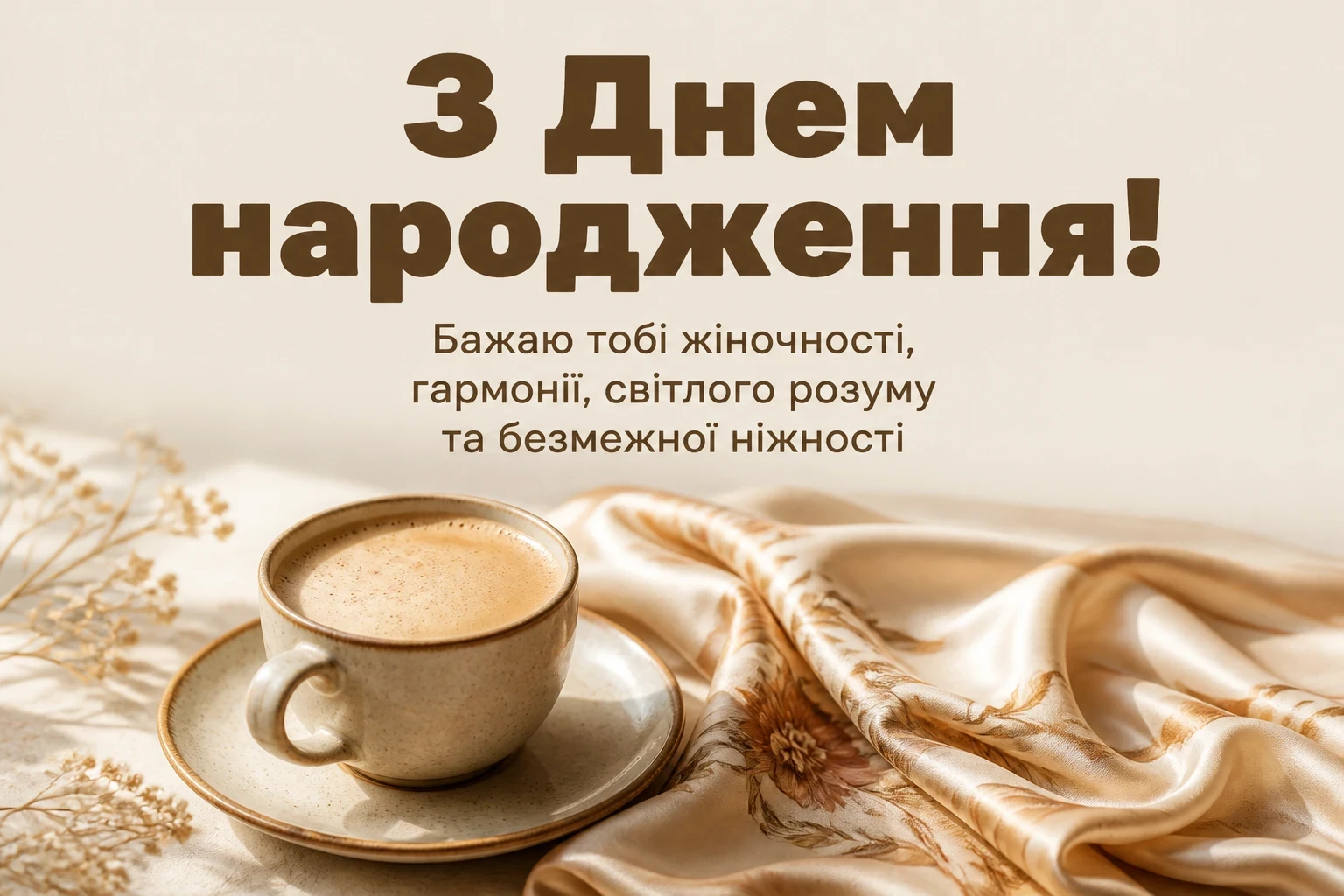 привітання з днем народження своїми словами, до сліз жінці