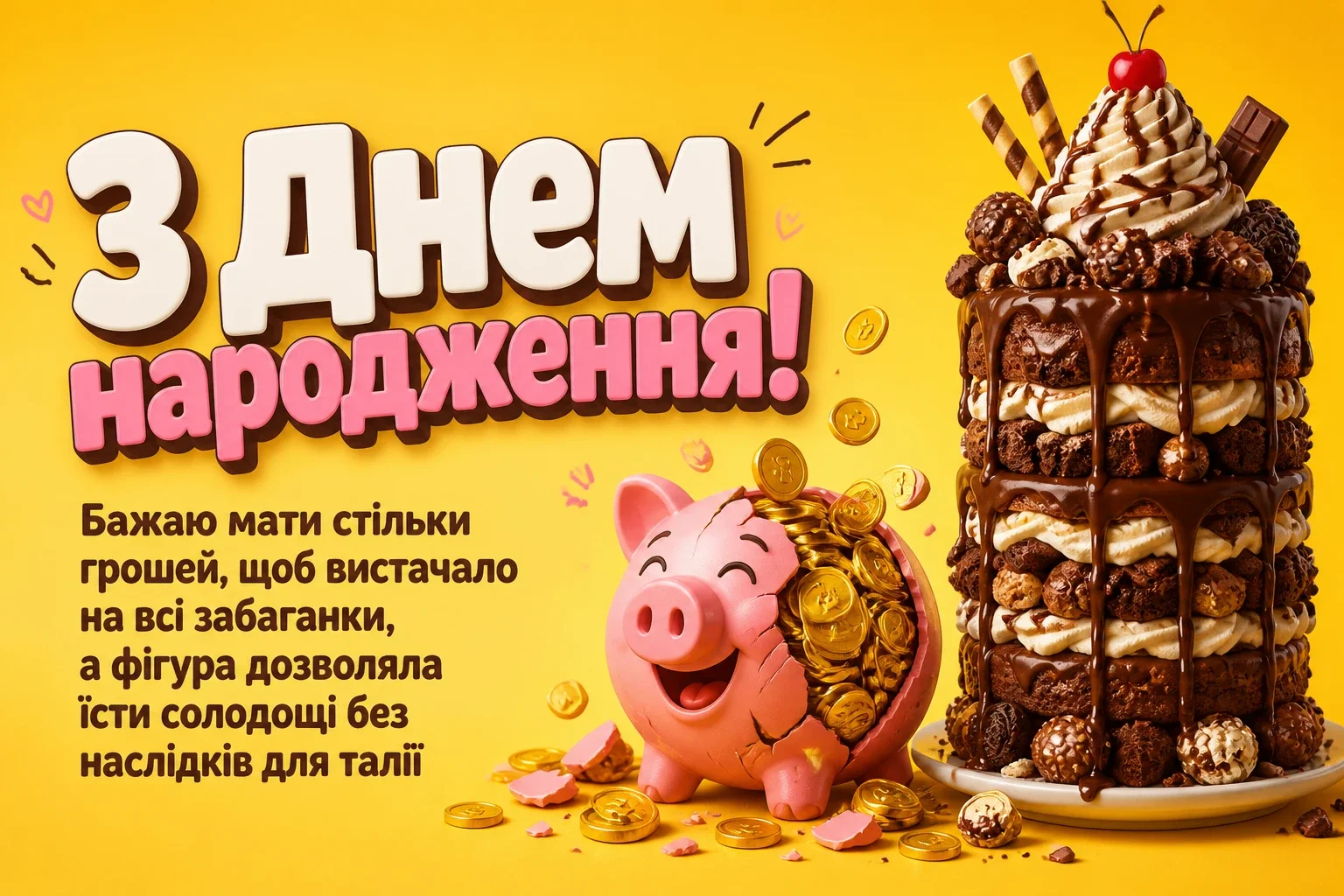 привітання з днем народження своїми словами, до сліз жінці