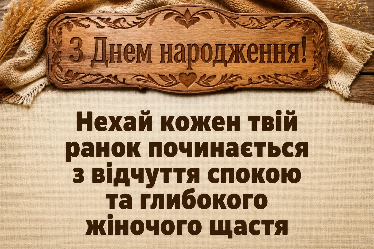 привітання з днем народження своїми словами, до сліз жінці