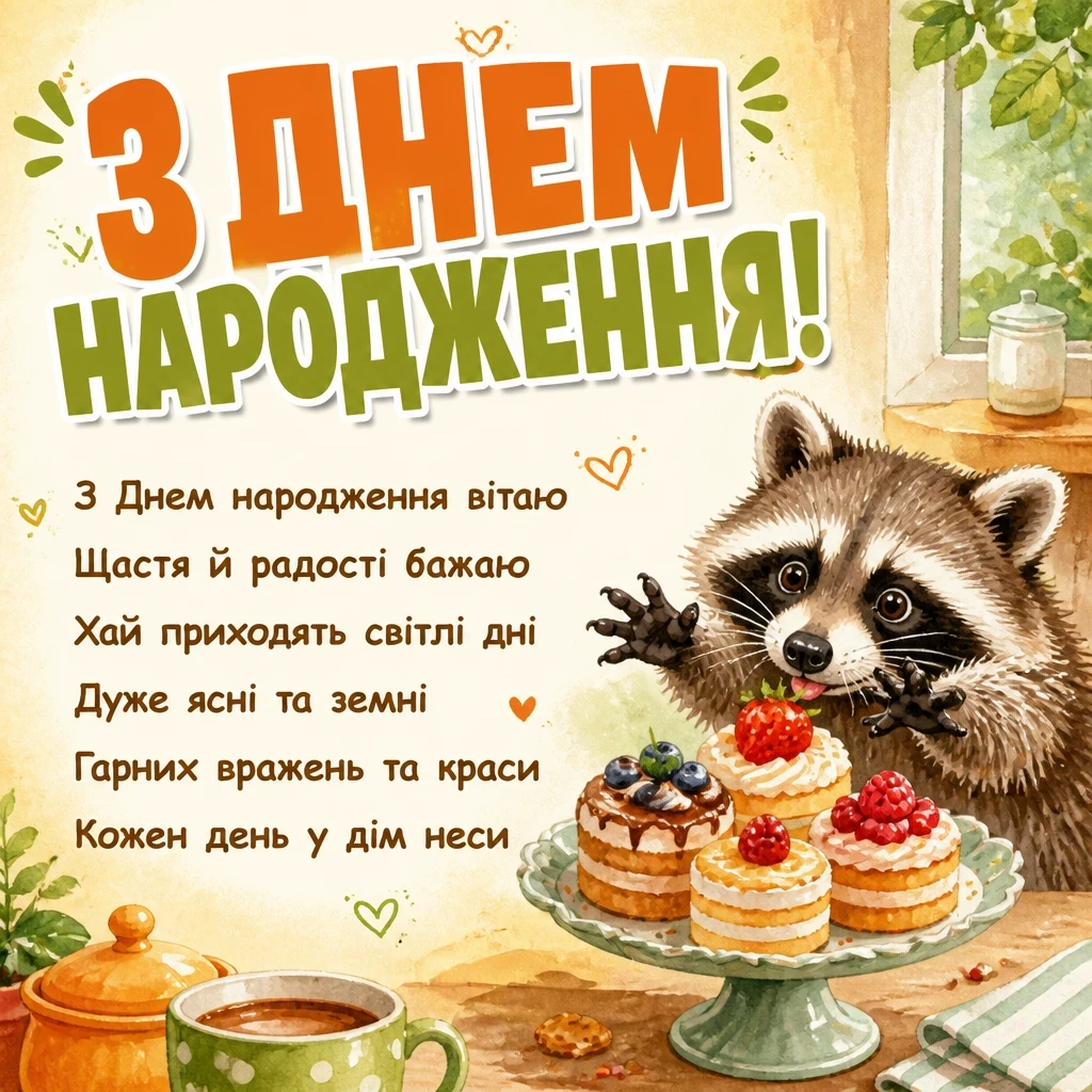привітання з днем народження для дівчини