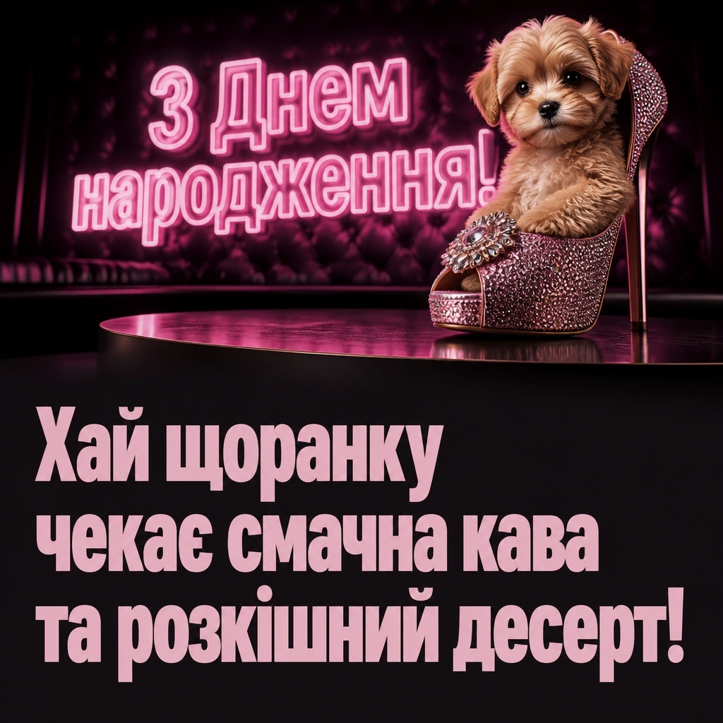 привітання з днем народження для дівчини
