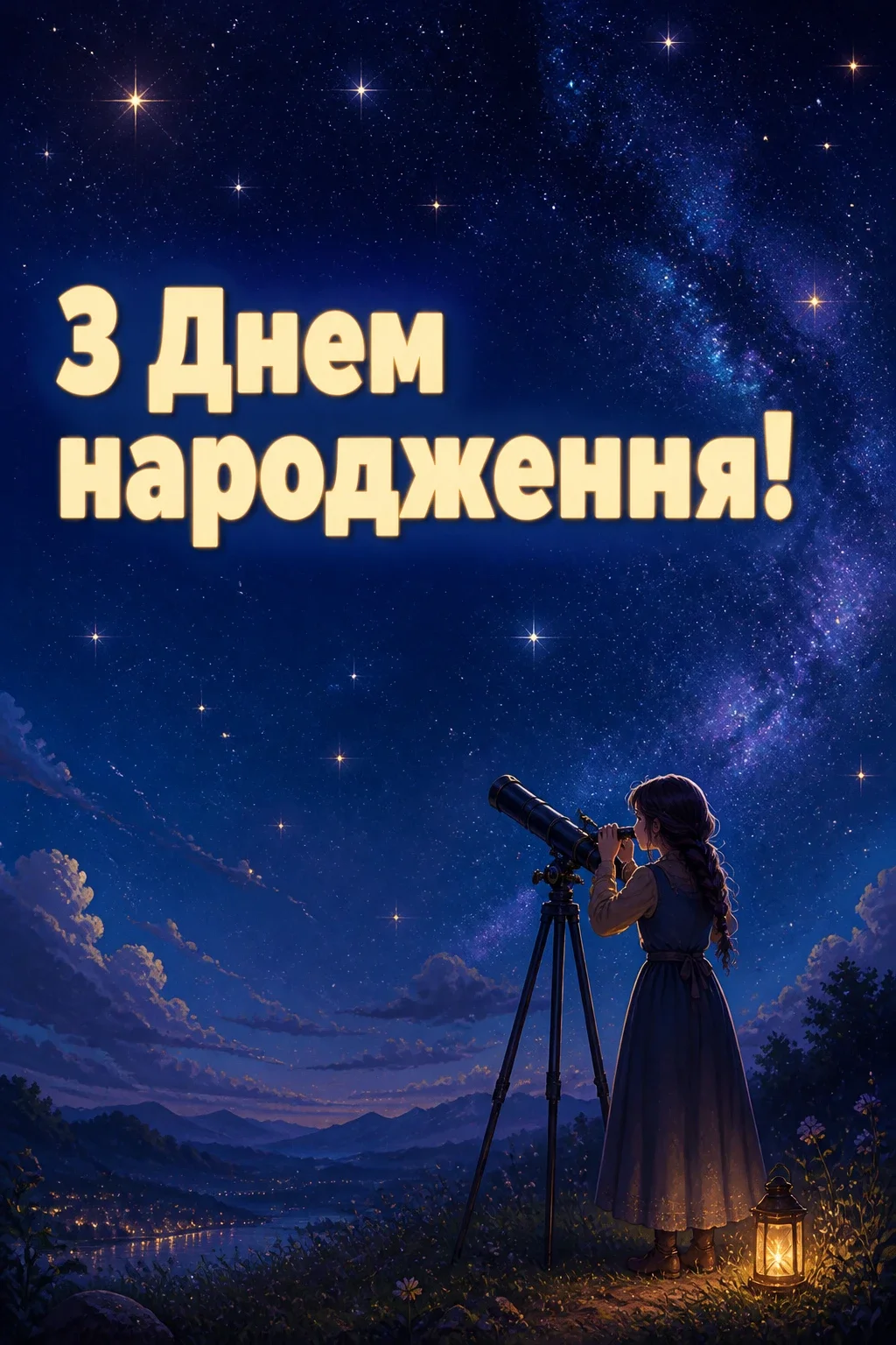 привітання з днем народження для дівчини