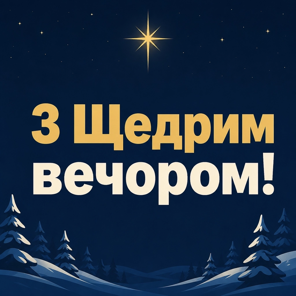 привітання з щедрим вечором
