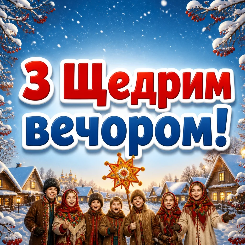 привітання з щедрим вечором