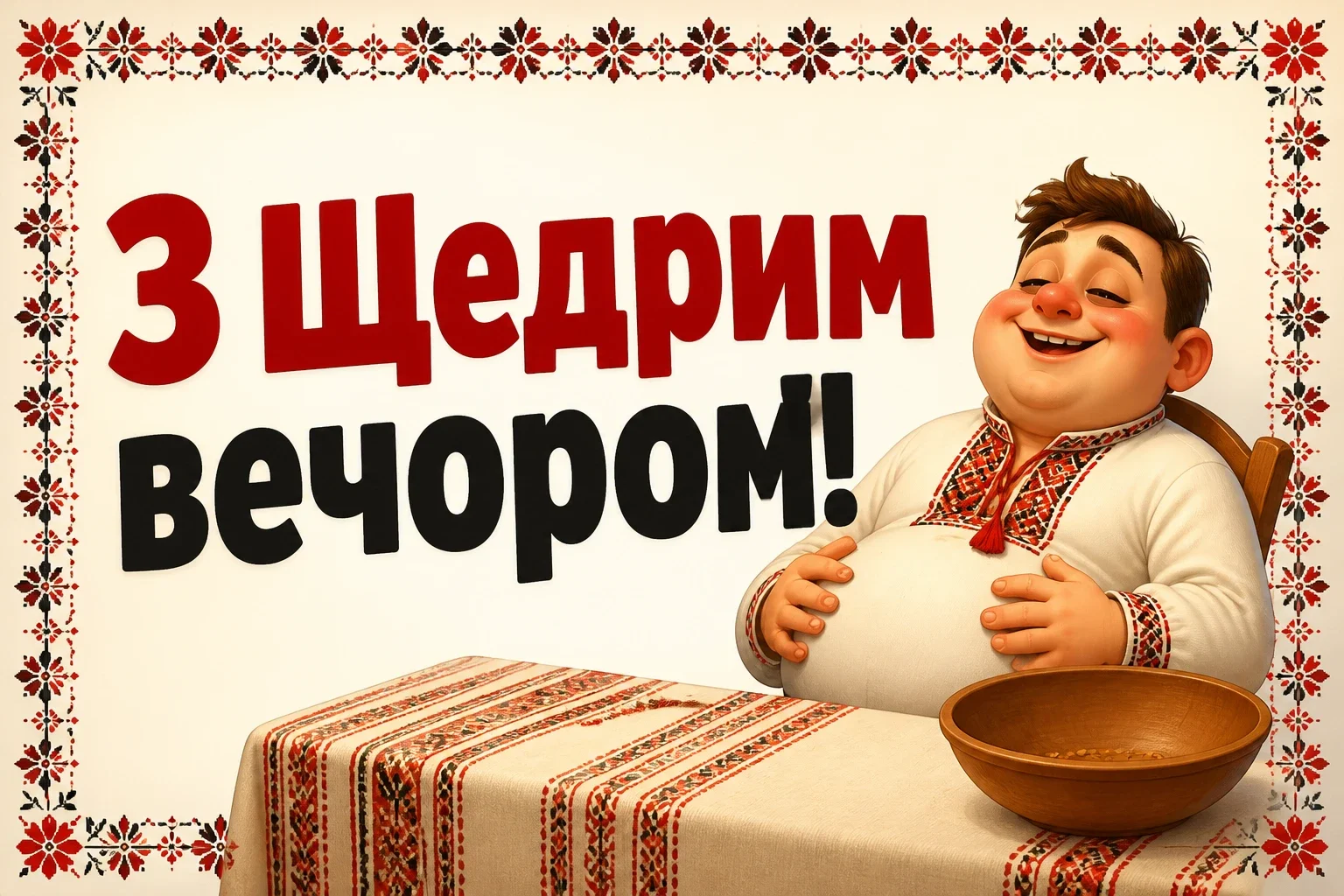 привітання з щедрим вечором