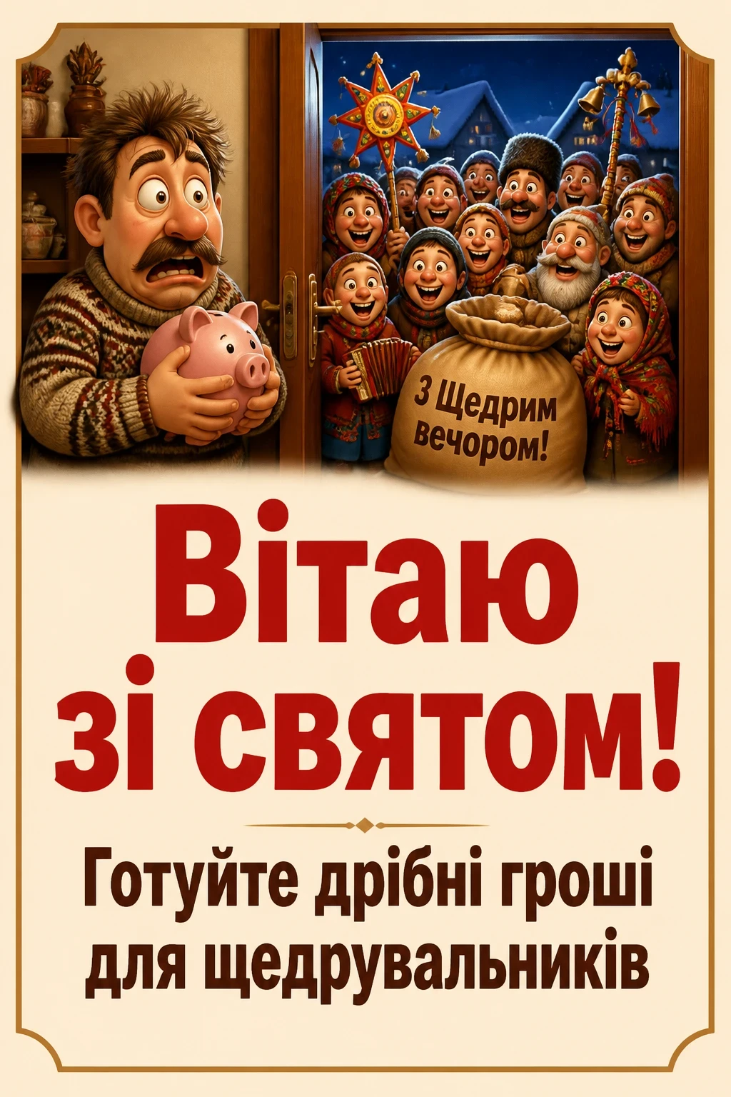 привітання з щедрим вечором