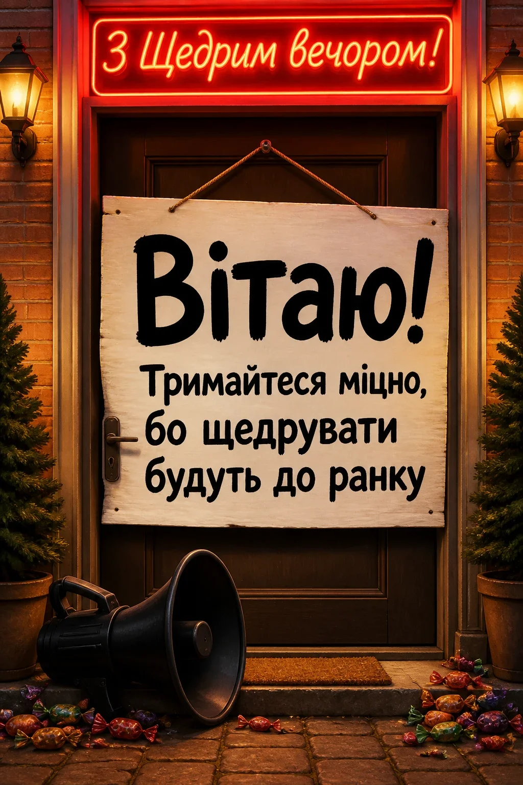 привітання з щедрим вечором