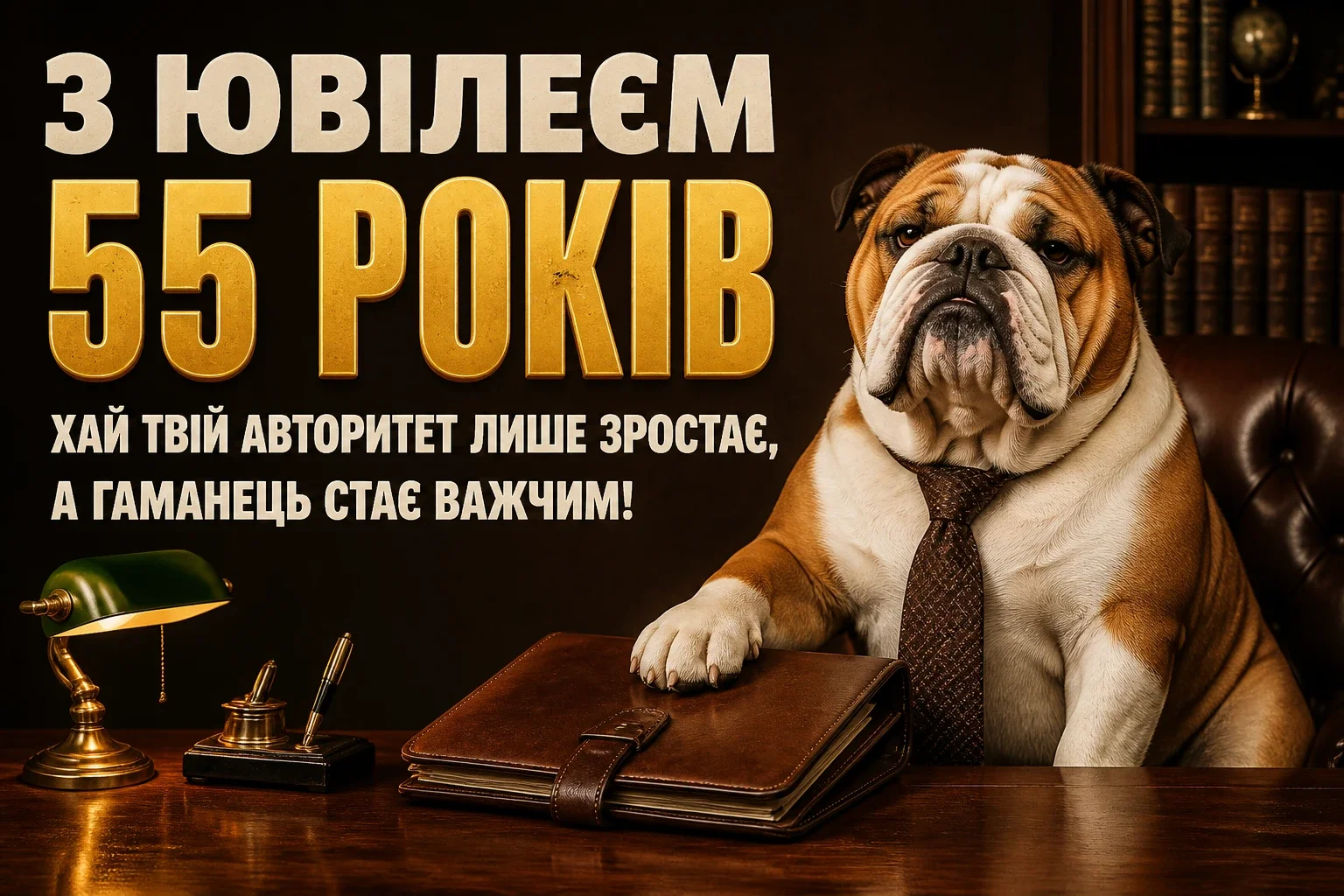 вітальні листівки привітання з 55-річчям мужчині