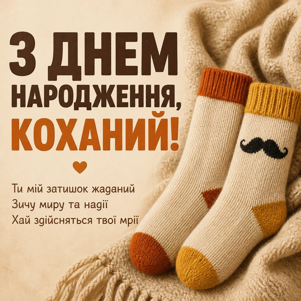 привітання з днем народження для коханого чоловіка