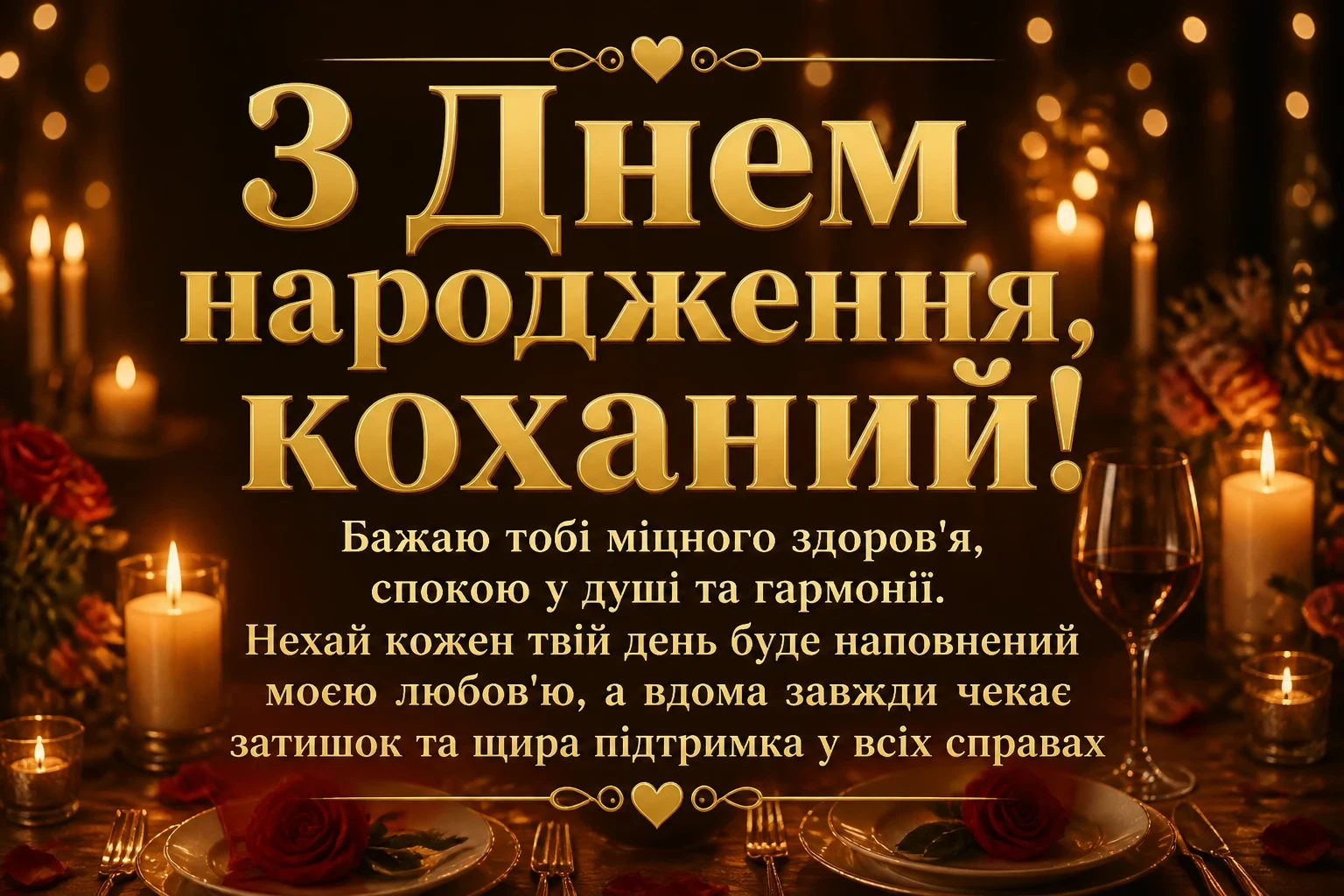 привітання з днем народження для коханого чоловіка