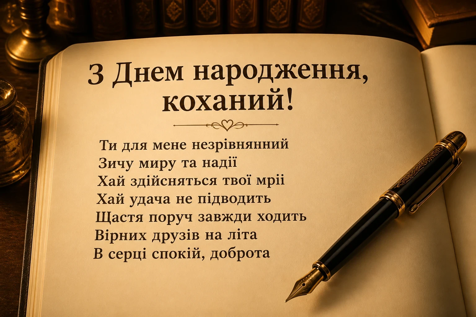 привітання з днем народження для коханого чоловіка