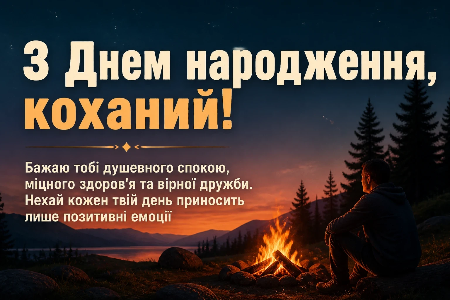 привітання з днем народження для коханого чоловіка