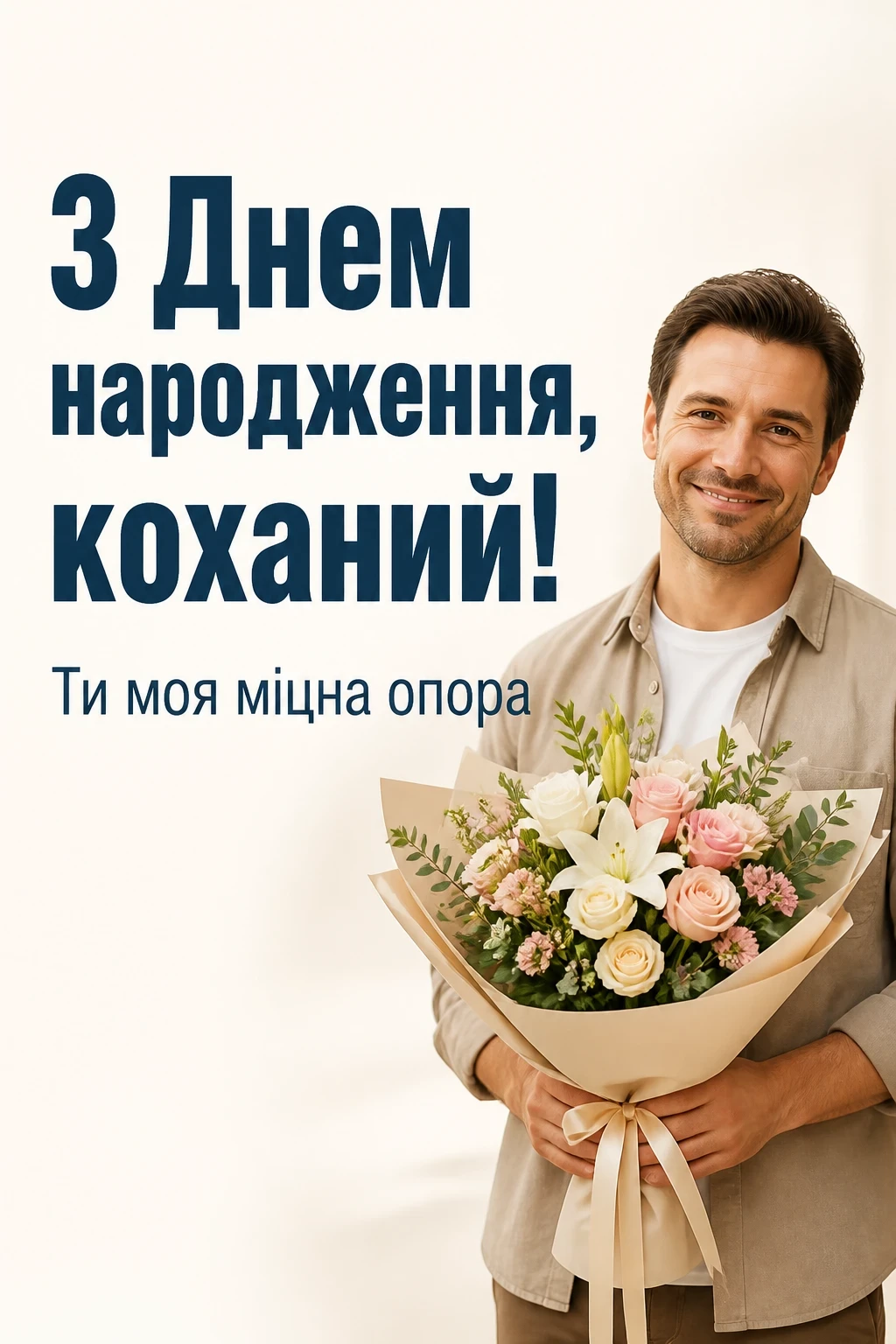 привітання з днем народження для коханого чоловіка