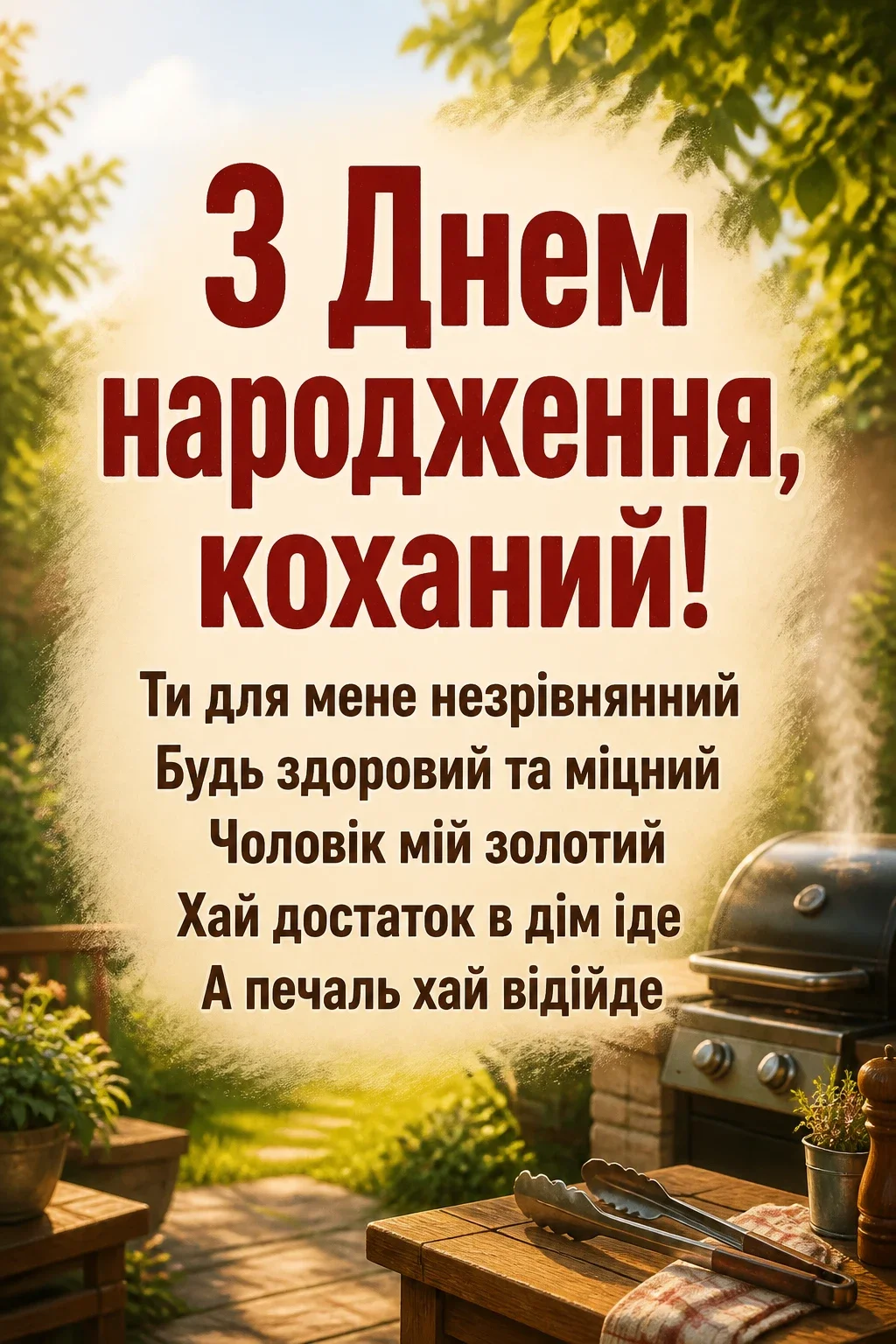 привітання з днем народження для коханого чоловіка