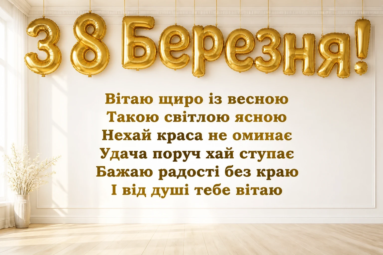 8 березня привітання листівки