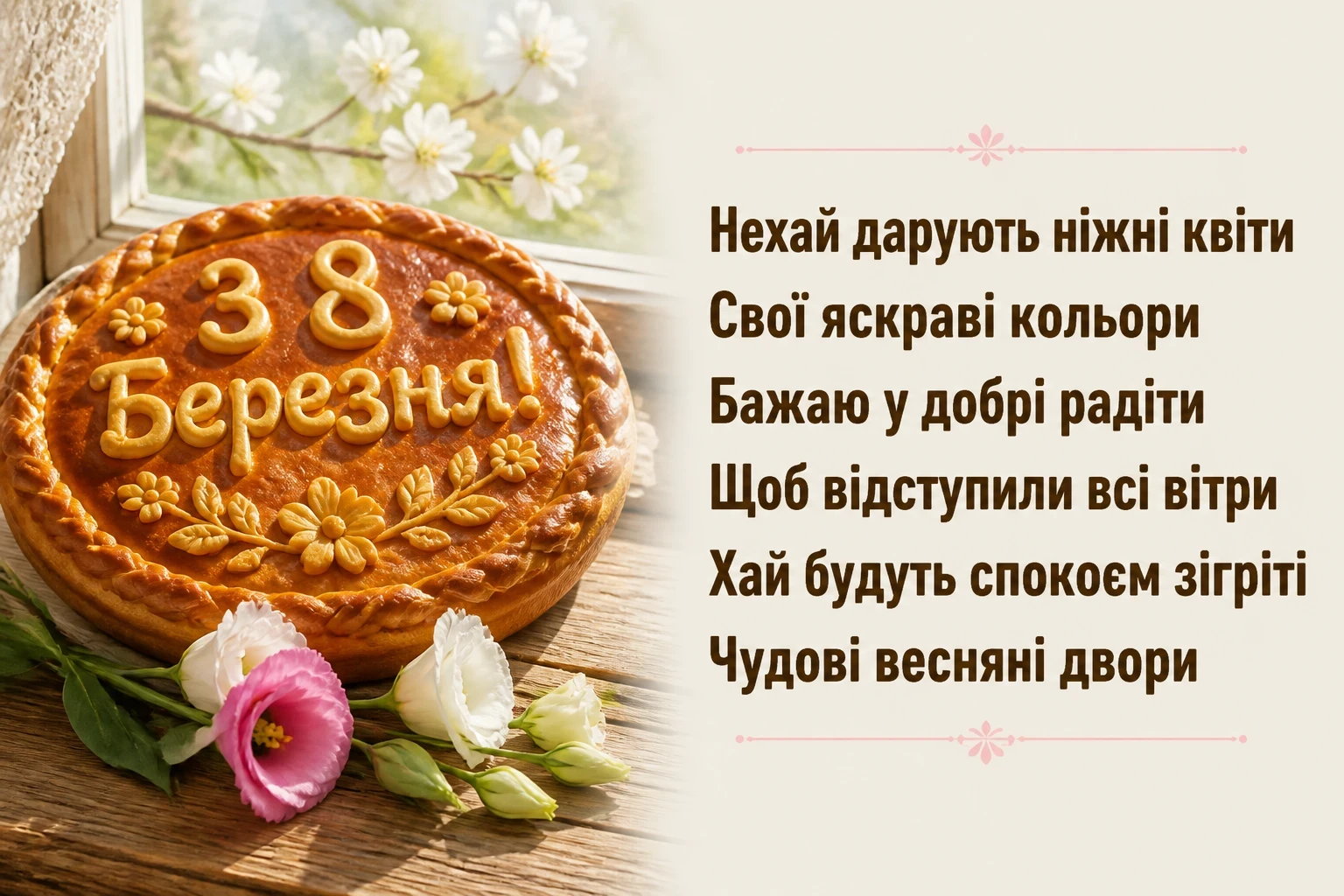 8 березня привітання листівки