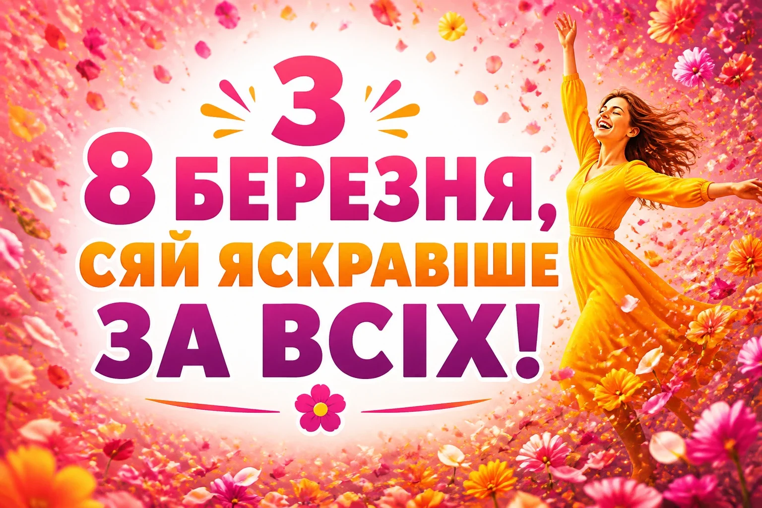 8 березня привітання листівки