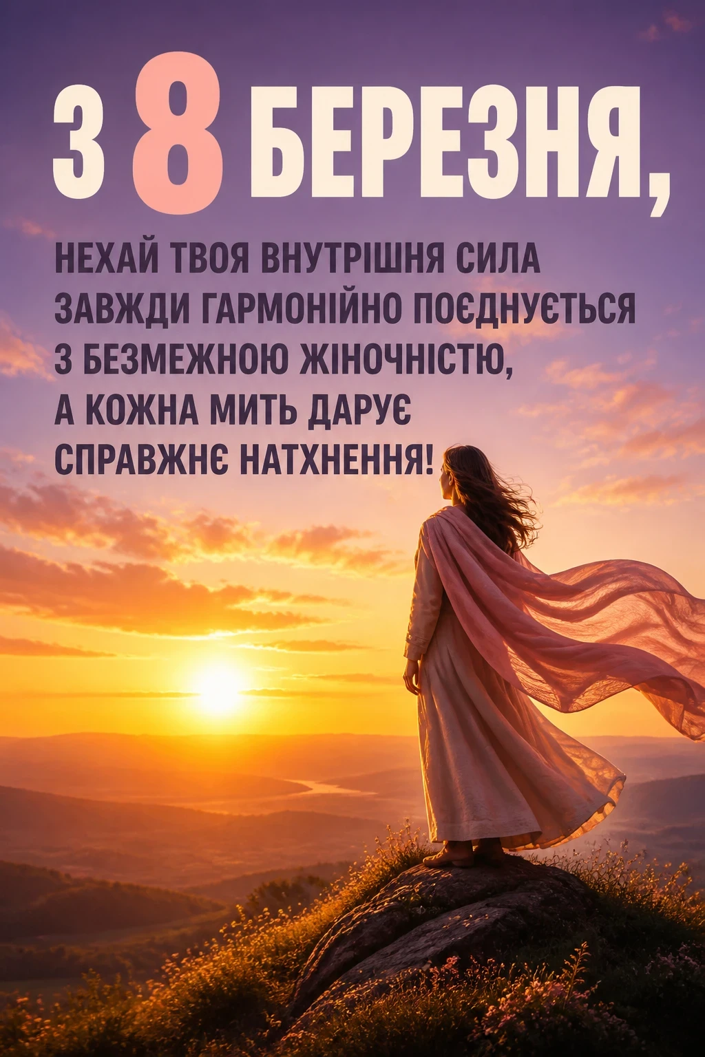 8 березня привітання листівки