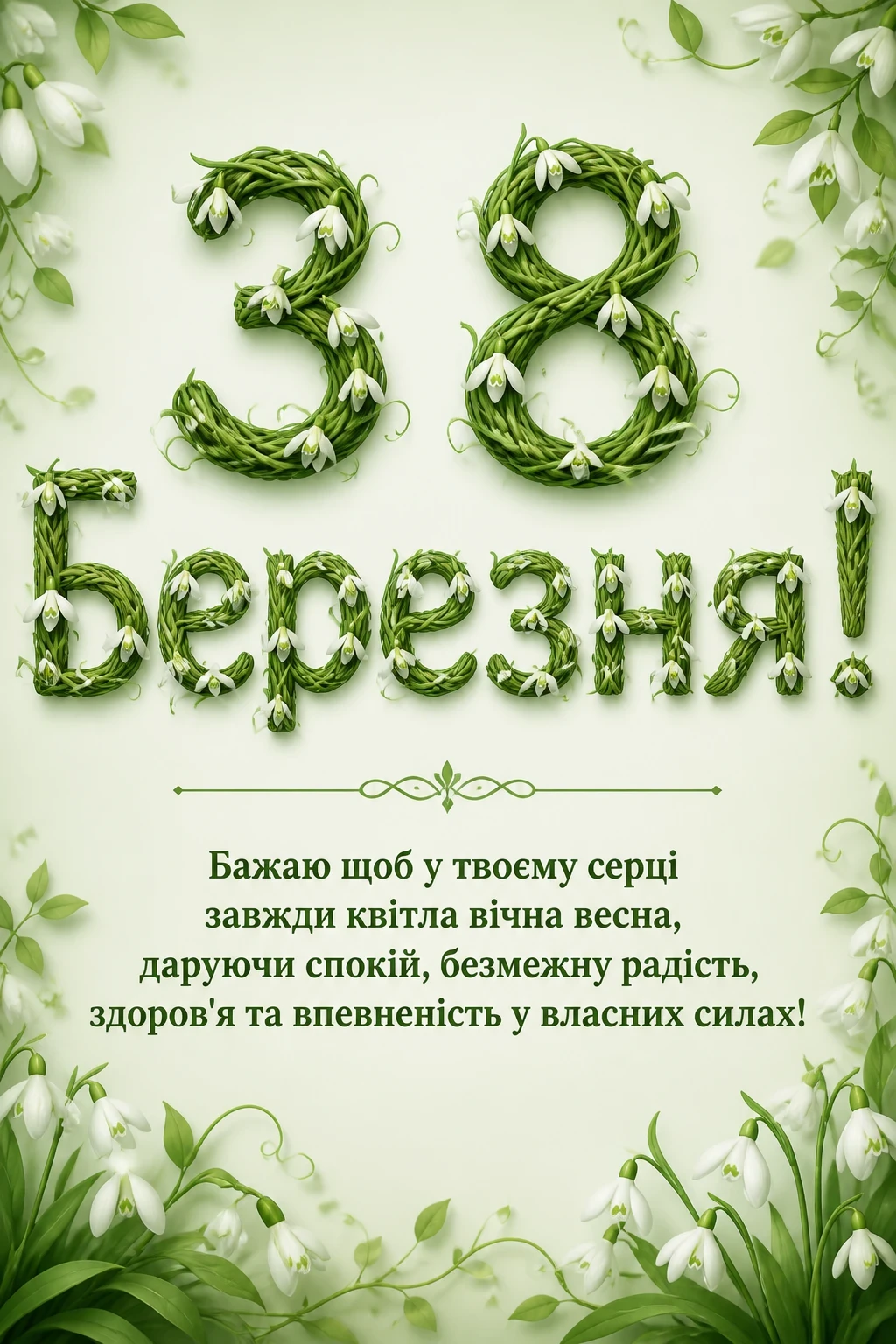 8 березня привітання листівки