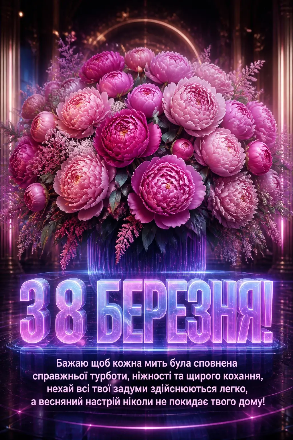 8 березня привітання листівки