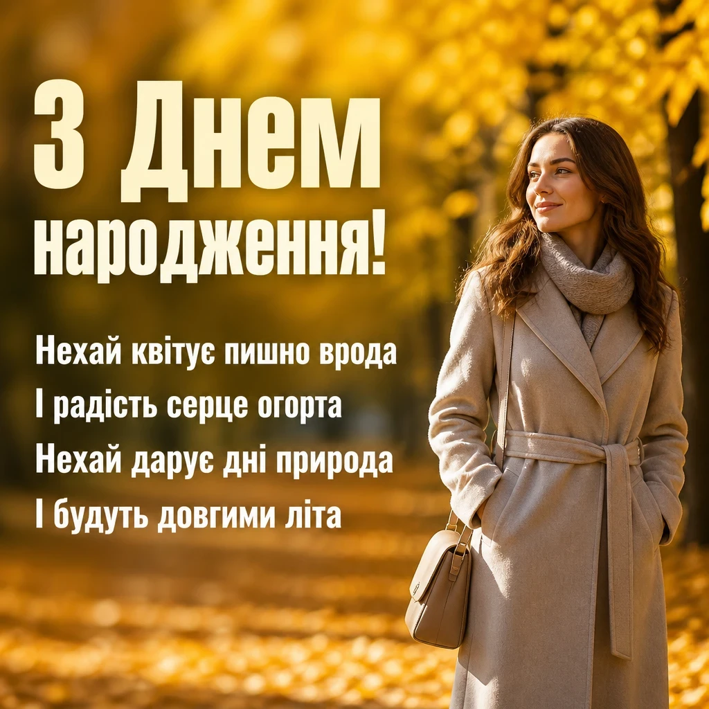гарні привітання з днем народження для жінки