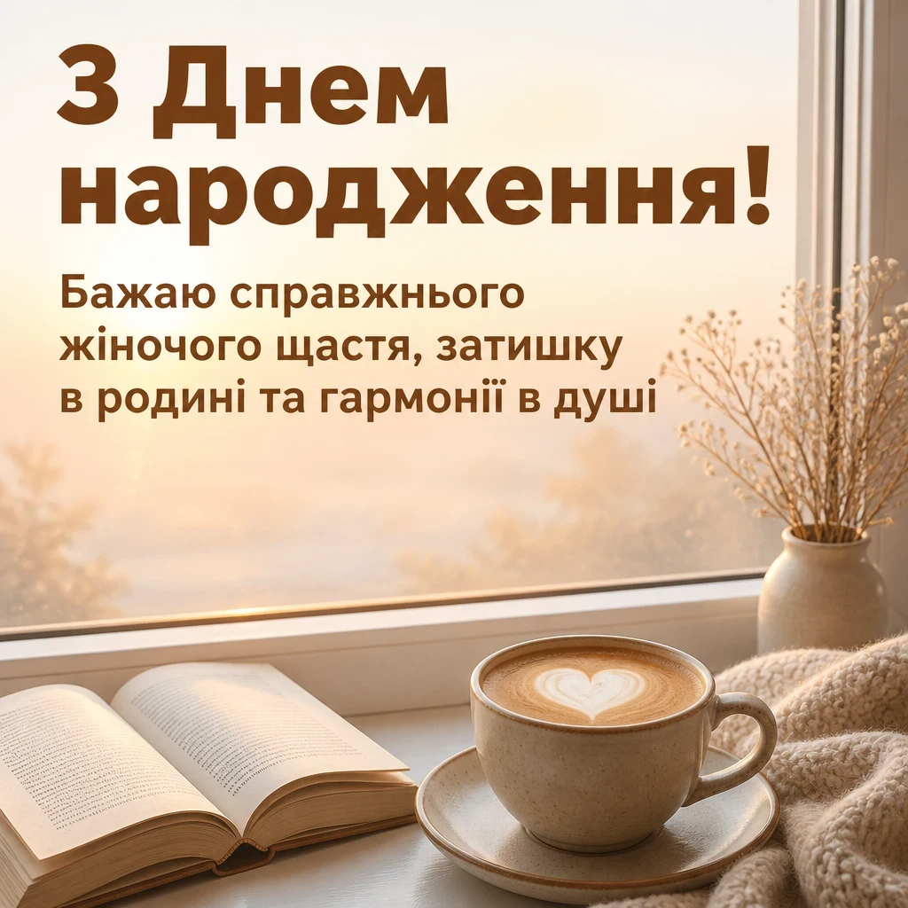гарні привітання з днем народження для жінки