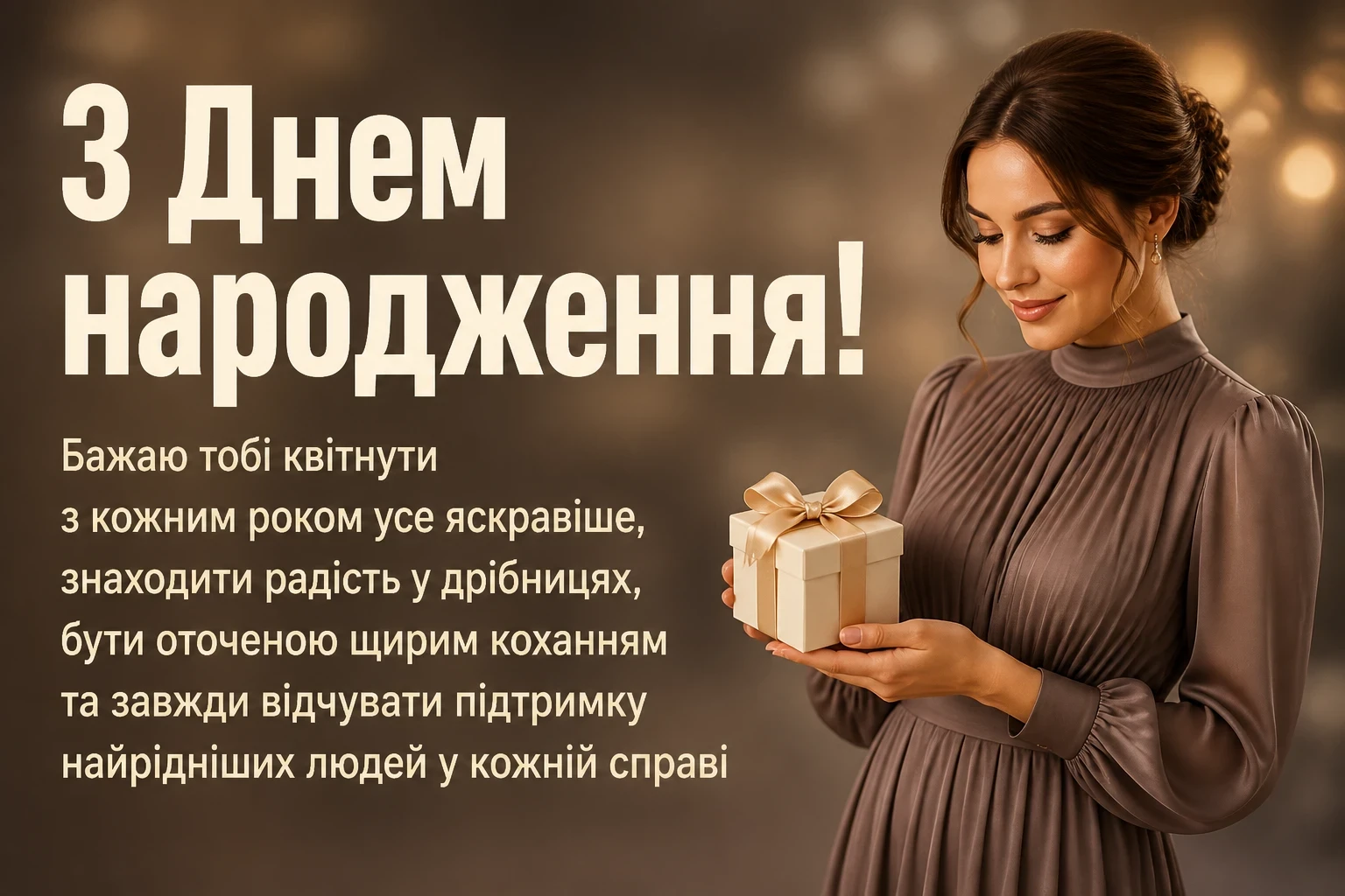 гарні привітання з днем народження для жінки