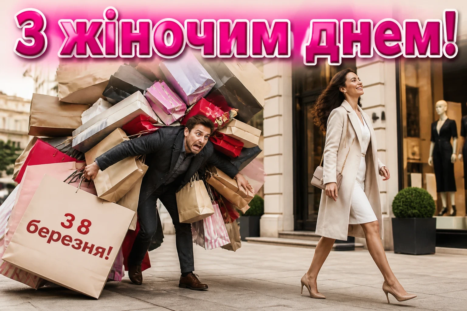 прикольні привітання привітання з 8 березня прикол