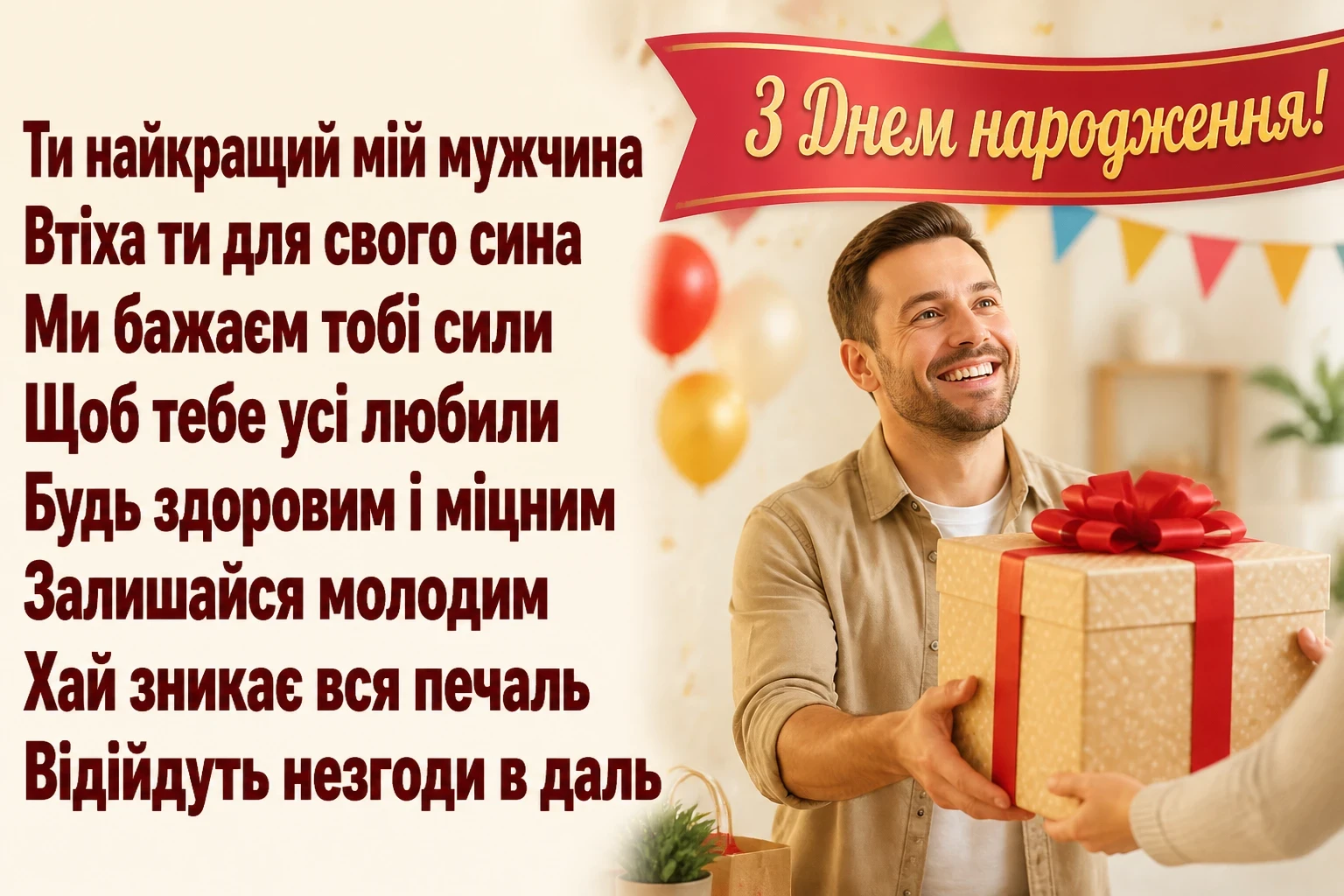 привітання з днем народження коханого чоловіка і тата привітання з днем народження коханого чоловіка і тата