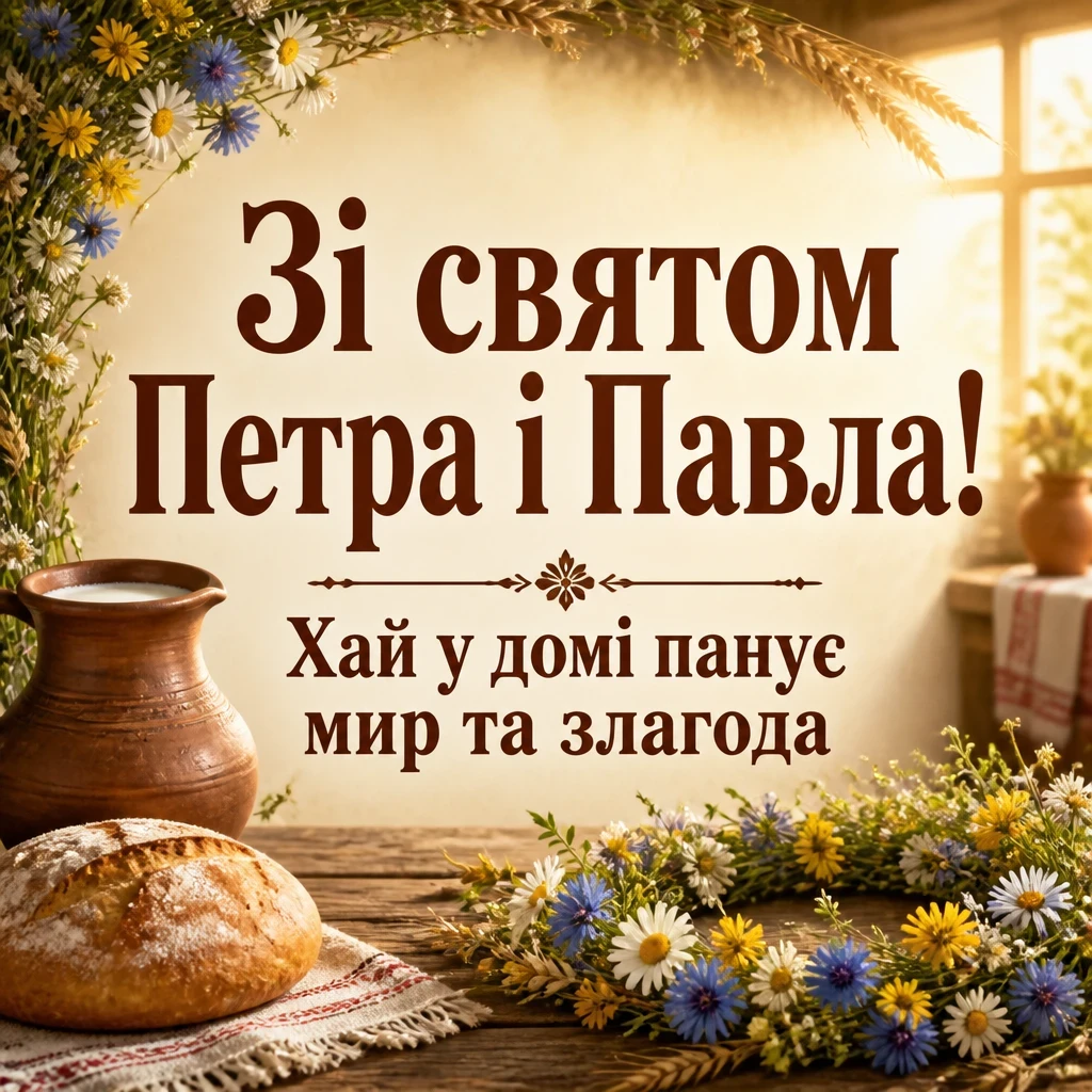 привітання зі святом петра павла