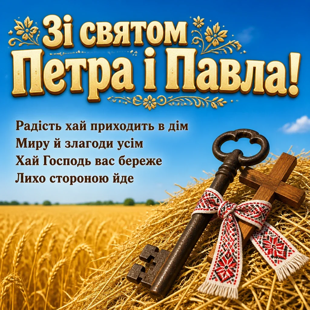 привітання зі святом петра павла