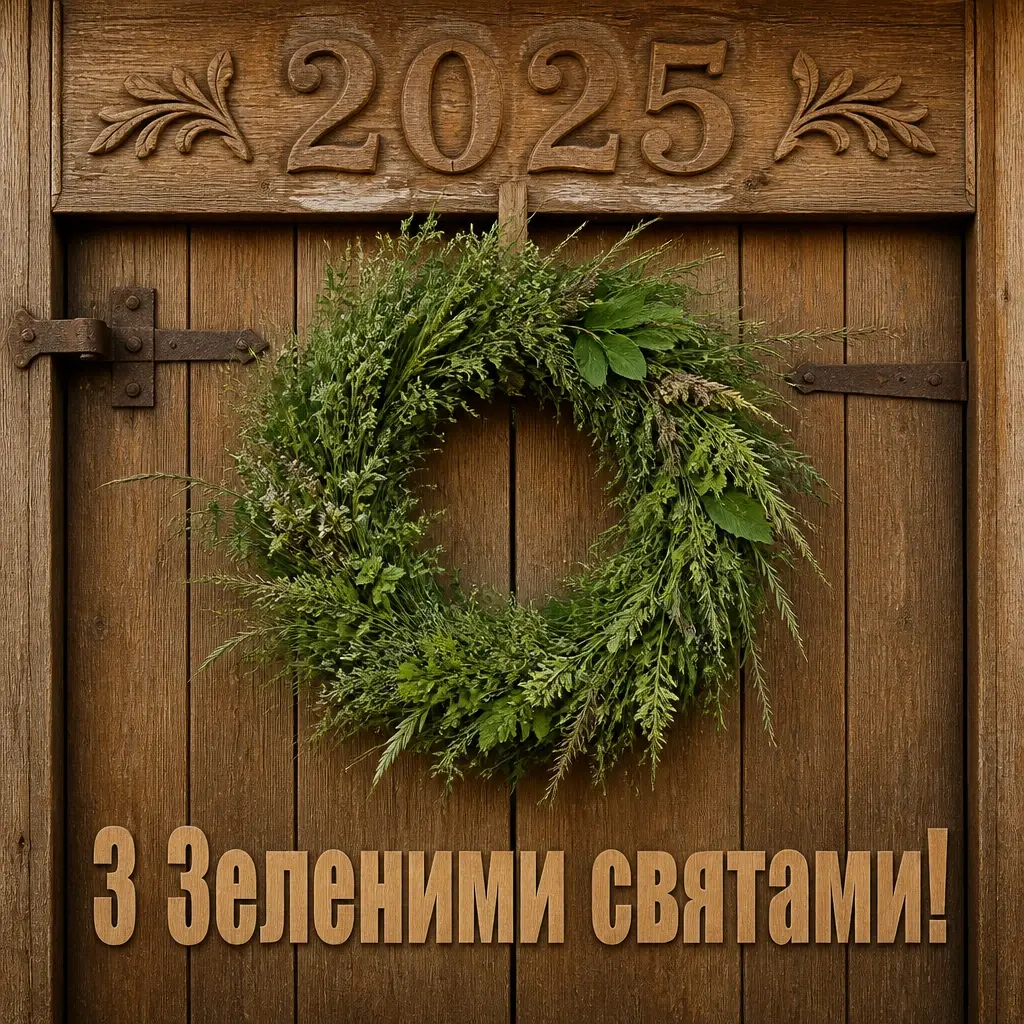 привітання з зеленими святами 2025