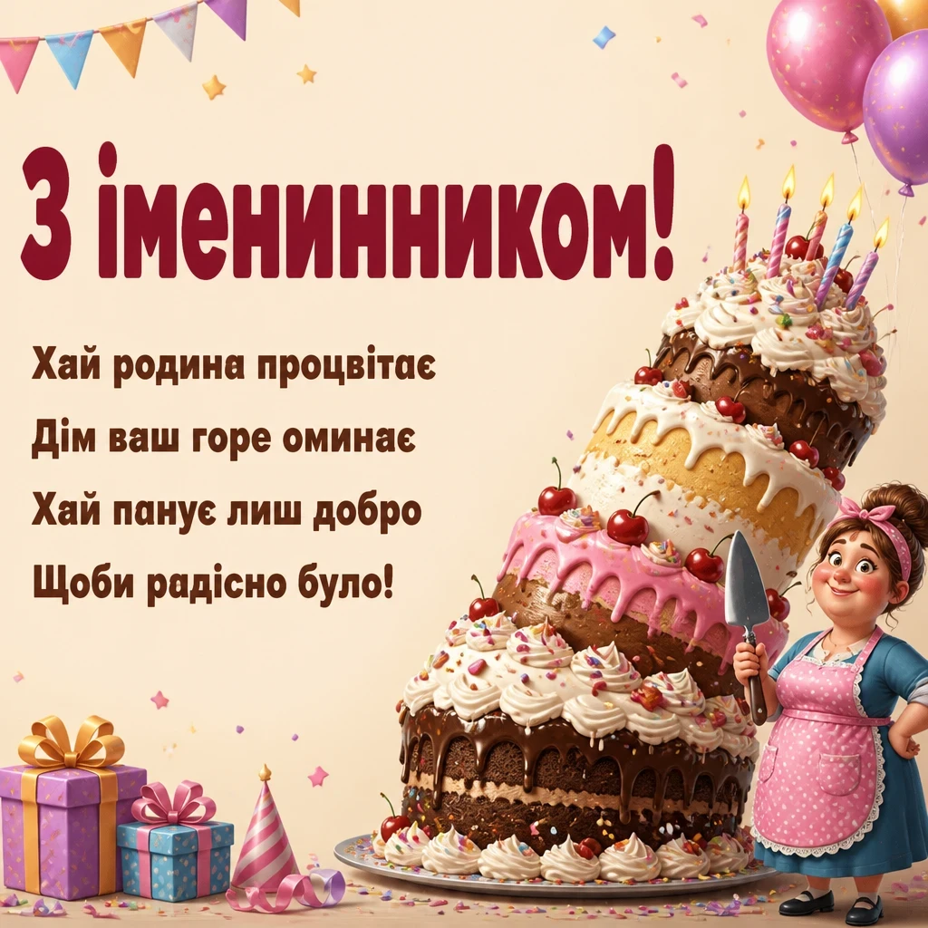 привітання жінці з днем народження її чоловіка