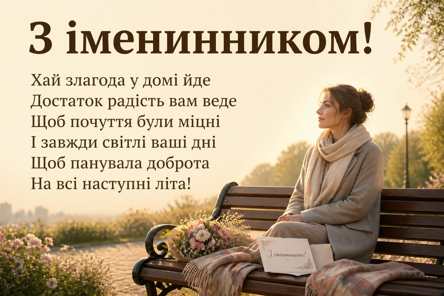 привітання жінці з днем народження її чоловіка